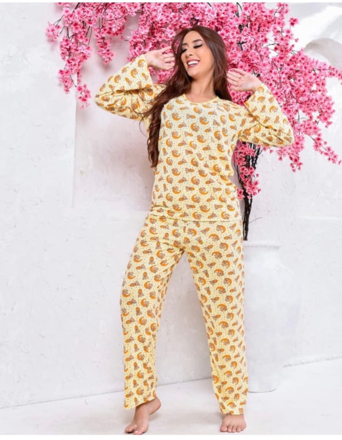 Pijama manga longa malha PP