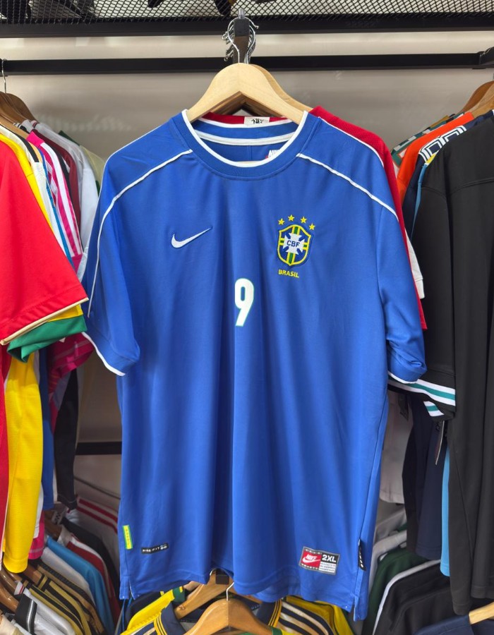 BRASIL 98 UNIFORME || RONALDO 9 