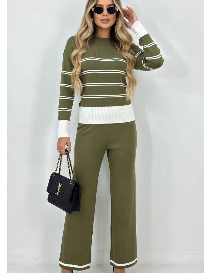 CONJUNTO MODAL LISTRADO DE MANGA 