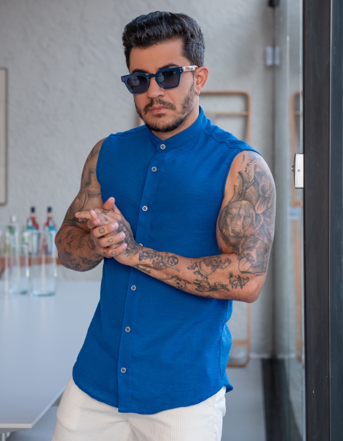 REGATA MACHÃO GOLA DE PADRE