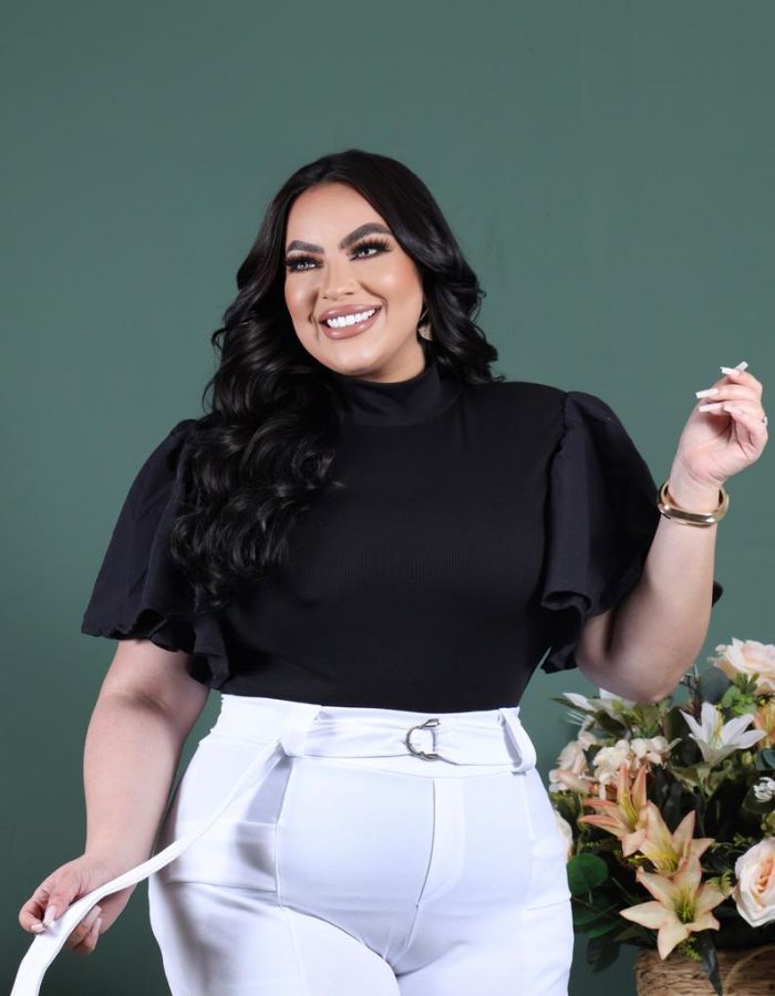 Bl. Gola alta c/ manga solta 