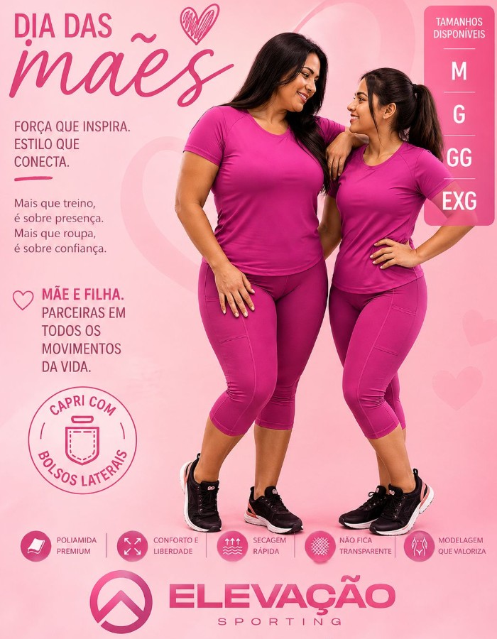 (COMBO 3 CAPRI) Capri com Bolso laterais 