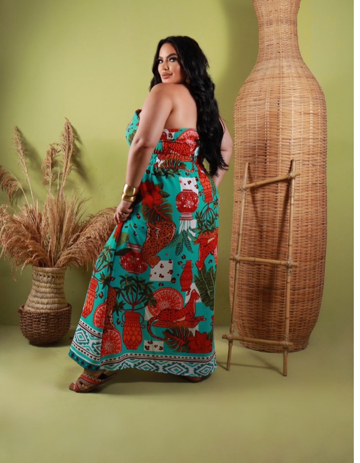 vestido isabel longo com fenda