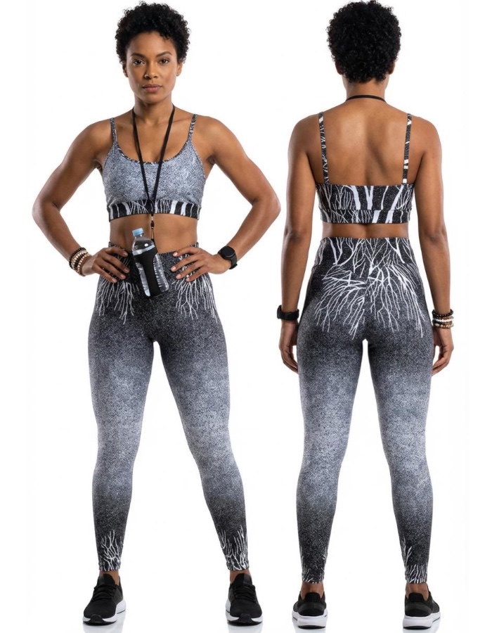 CONJUNTO DE CALÇA JAQUARD 