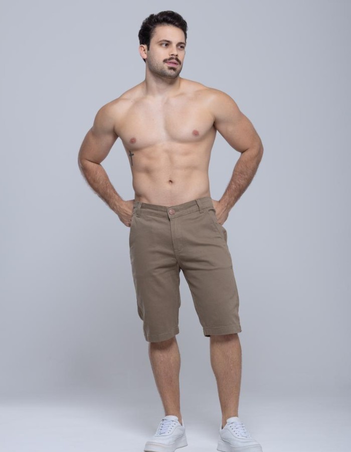 Bermuda masculina Sport fino