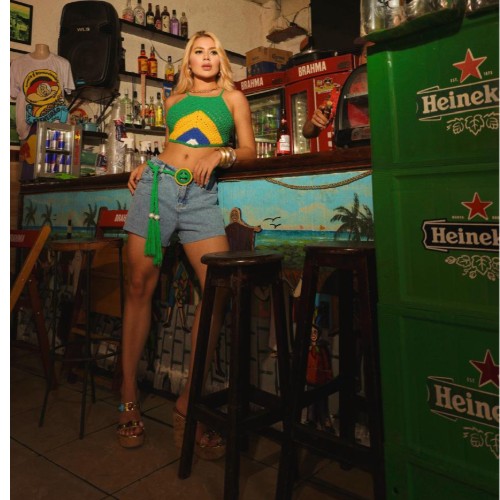 SHORT FIO A FIO BRASIL