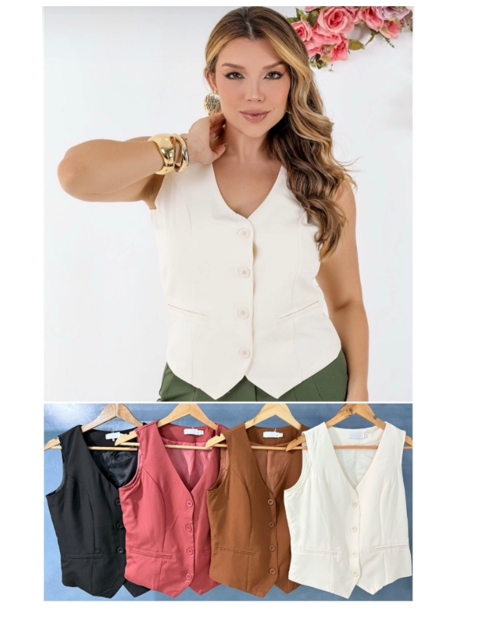 colete Lilia forrado 