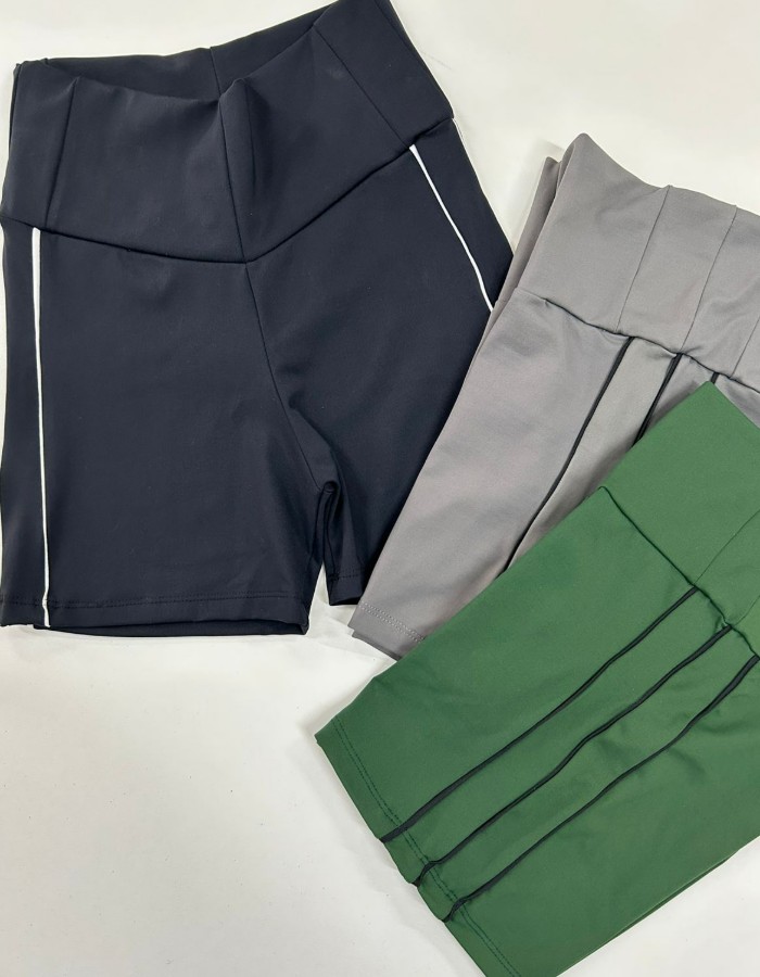 SHORT MEDIO FRIZO EM POLIAMIDA