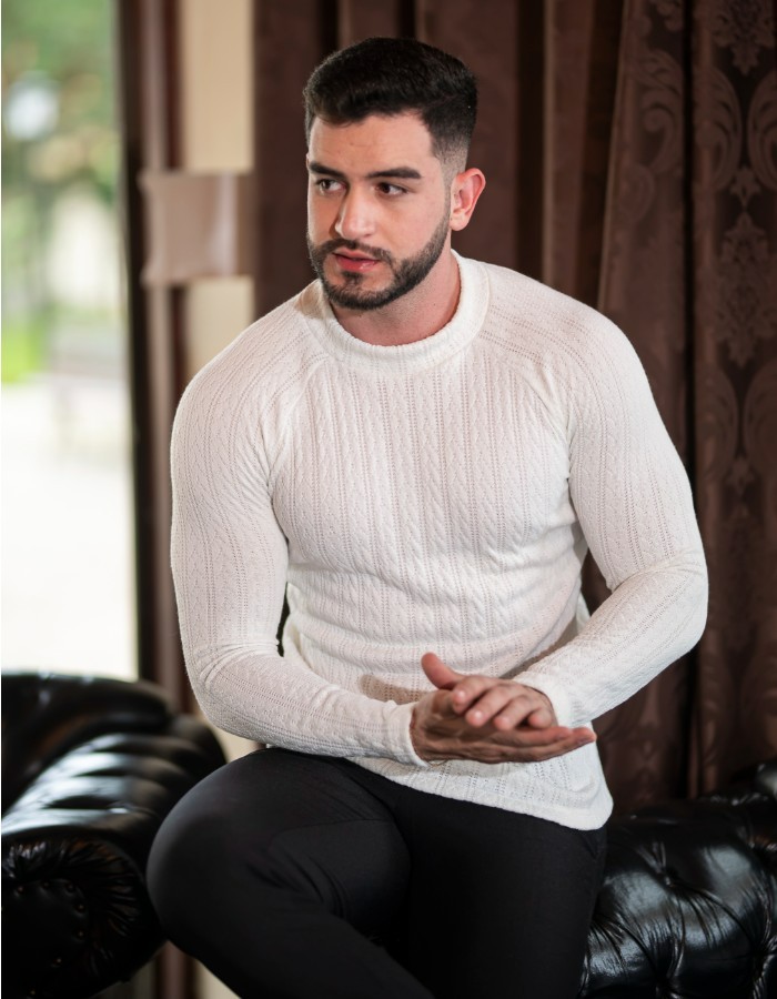 Suéter Raglan M/L Tricô