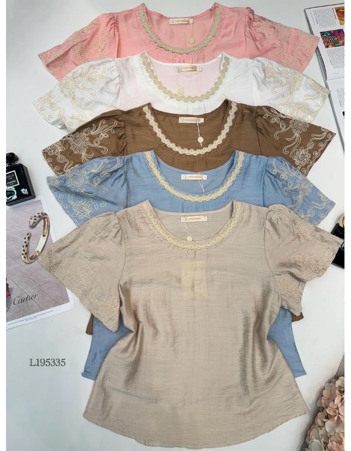 BLUSA TECIDO CREPE SEDA ACETINADO 