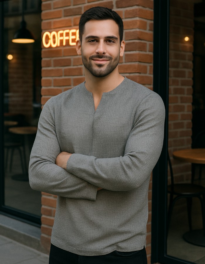 MOLETON MANGA LONGA BÁSICO LISBOA