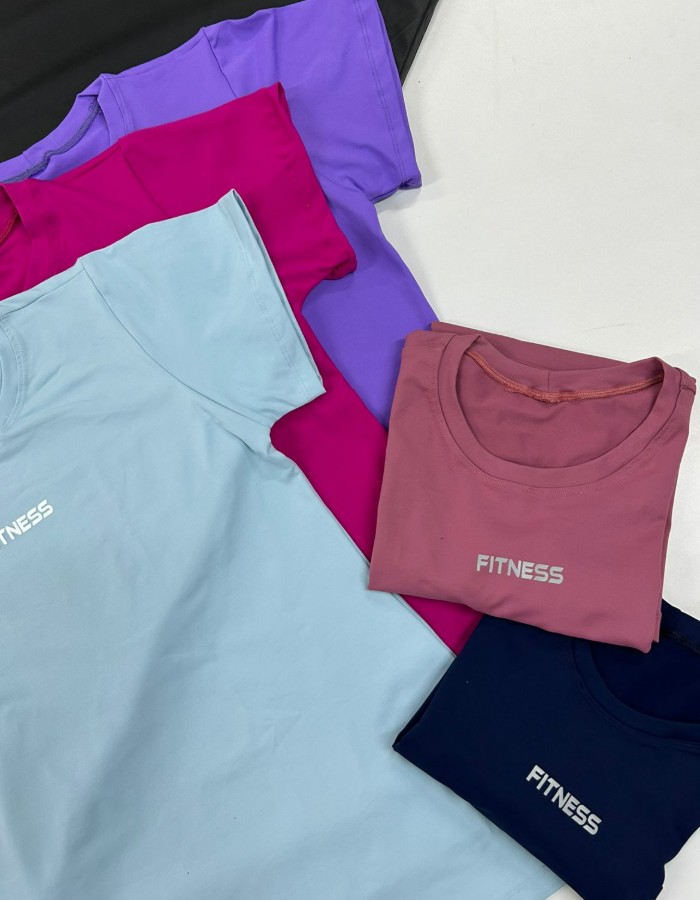 blusa baby look poliamida evangelica fit