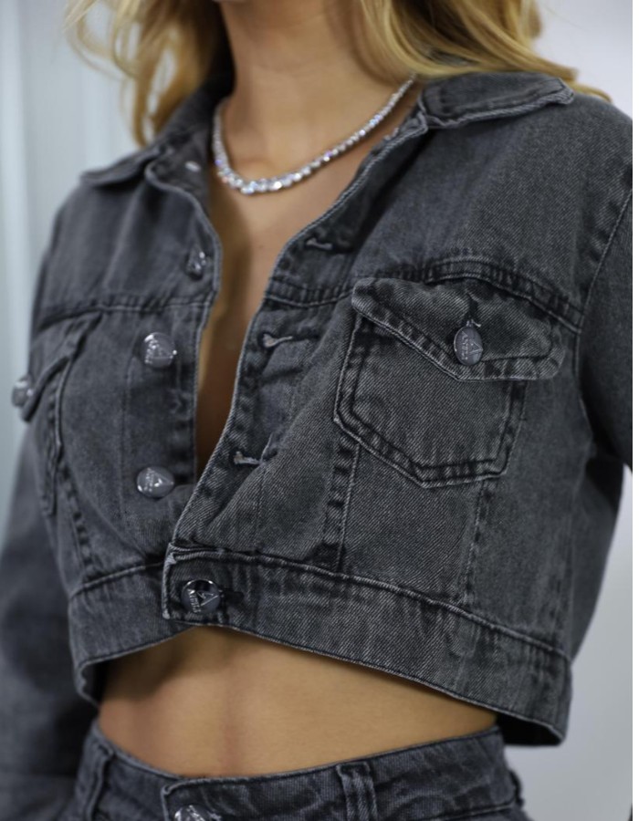 JAQUETA CURTA BLACK CLARO