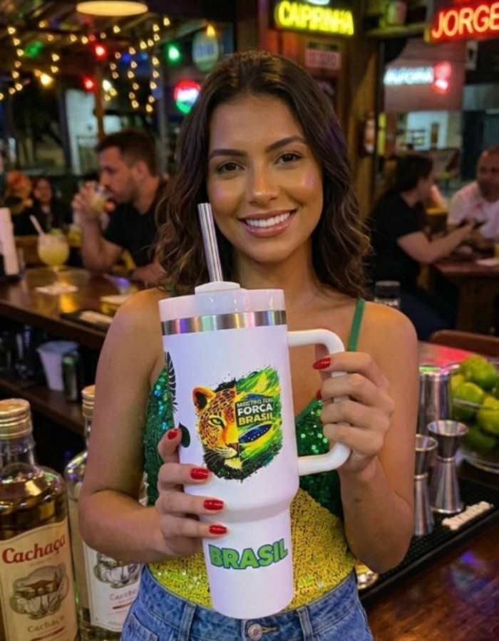  Copo Stanley 1200ml – Coleção Brasil