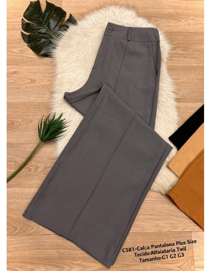 calça pantalona Plus Size 