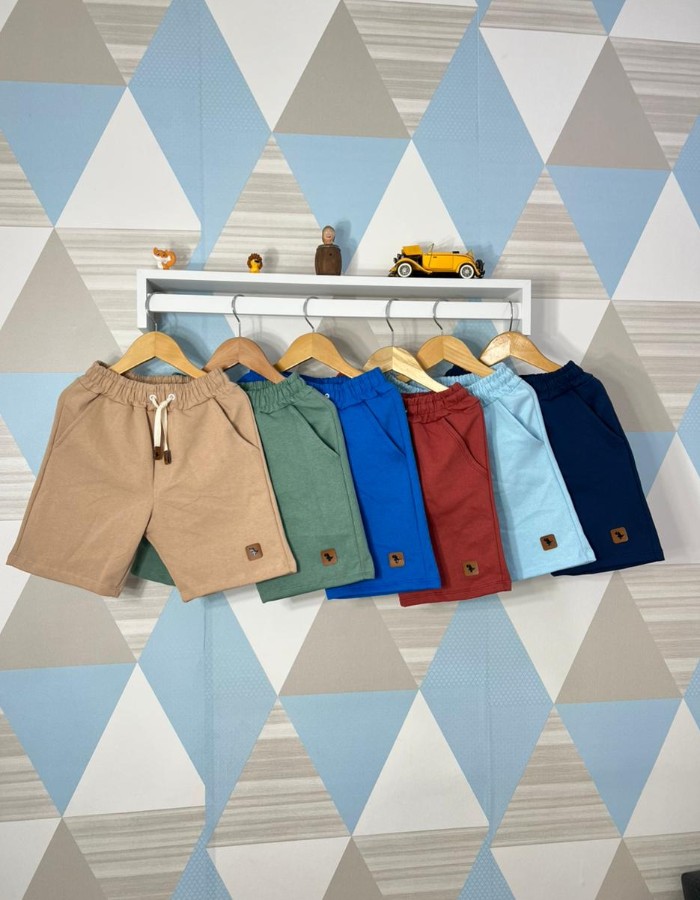 SHORT INFANTIL MOLETOM