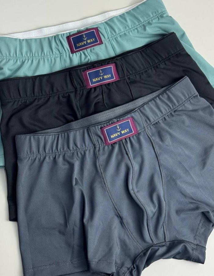 KIT DE CUECAS BOXER MICROFIBRA