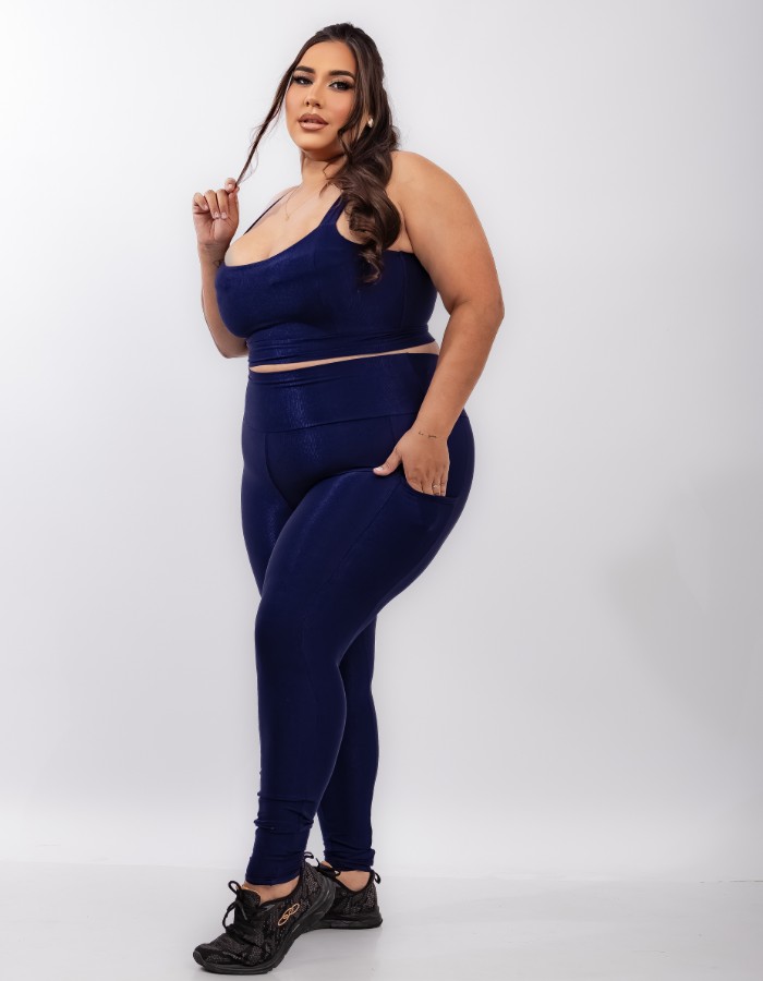 CONJ. CALÇA CANELADO PREMIUM COM BOLSO COM TOP DE ALÇA LARGA