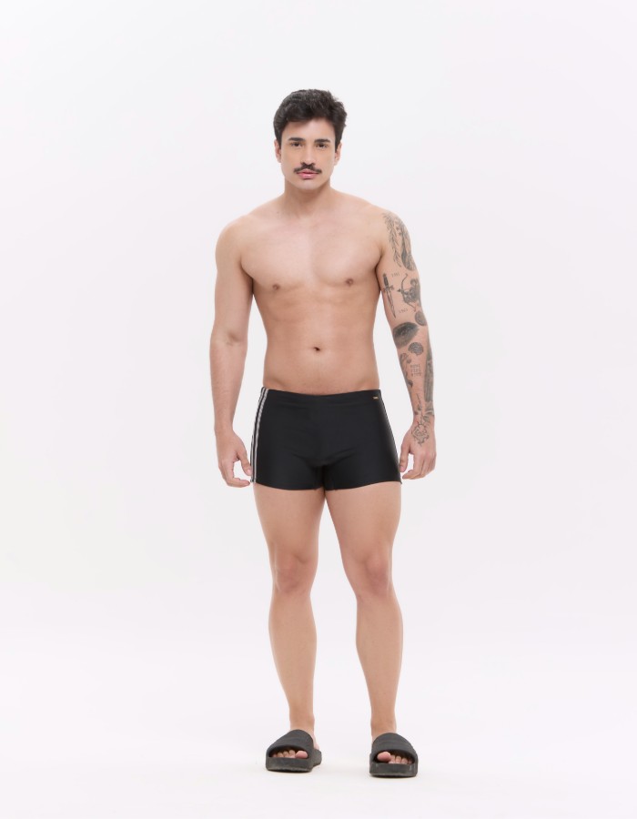 SUNGA BOX PLUS SIZE COM DETALHE 