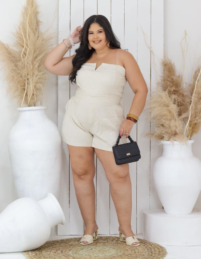 conjunto tamara que caia com decote v