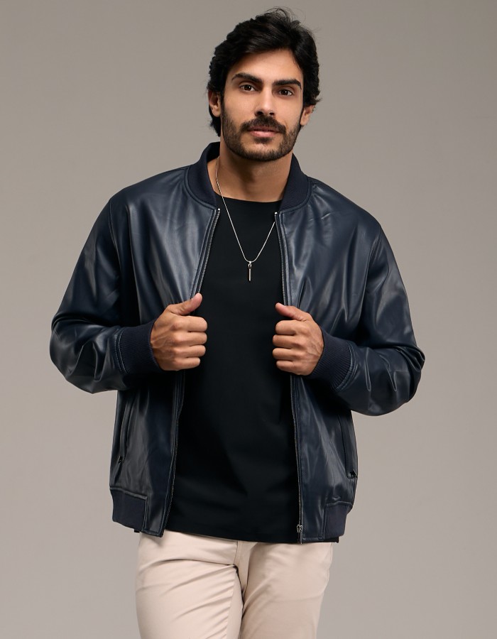 JAQUETA BOMBER PU
