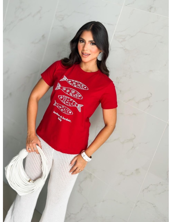 T-shirt peixe