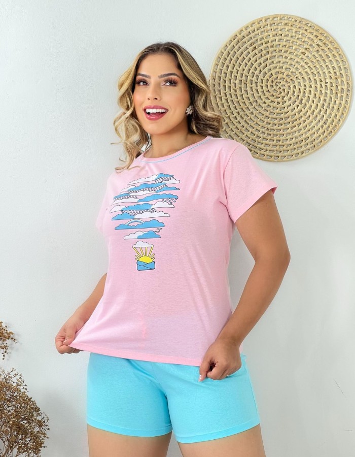 BABY DOLL ALGODAO MANGA