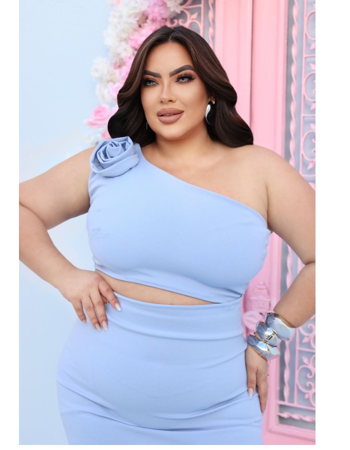 Vestido Elisa c/ abertura 