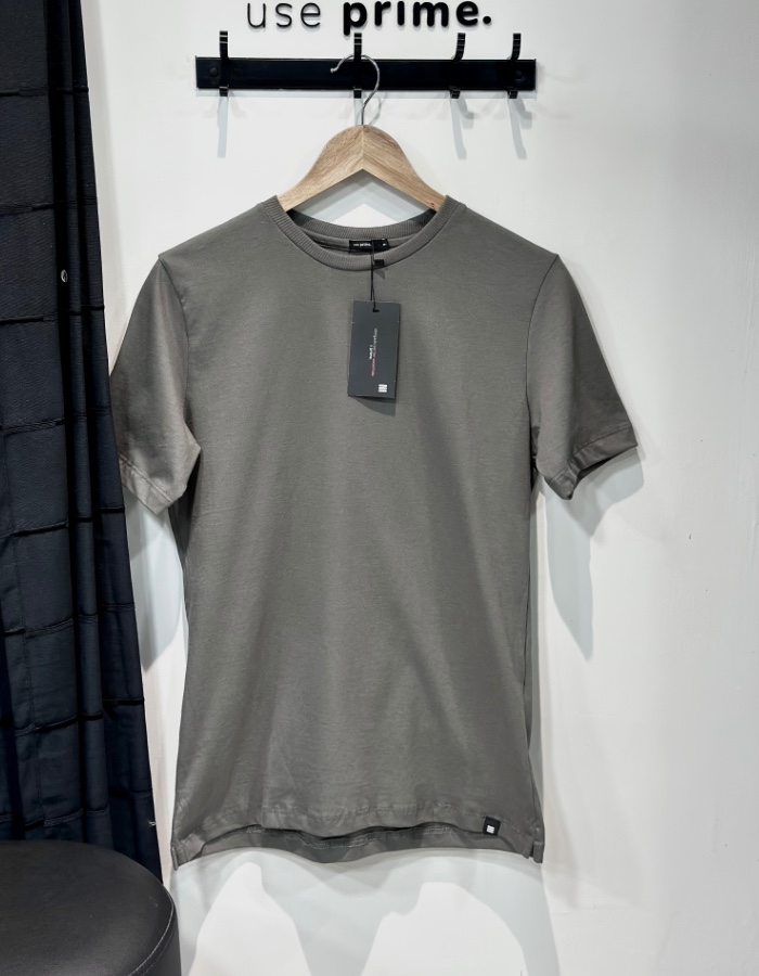 T SHIRT BASIC PRIME cinza 