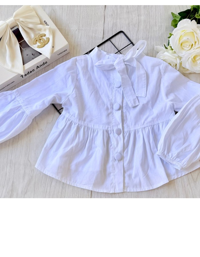 BLUSA TECIDO CHIC MANGA LONGA 