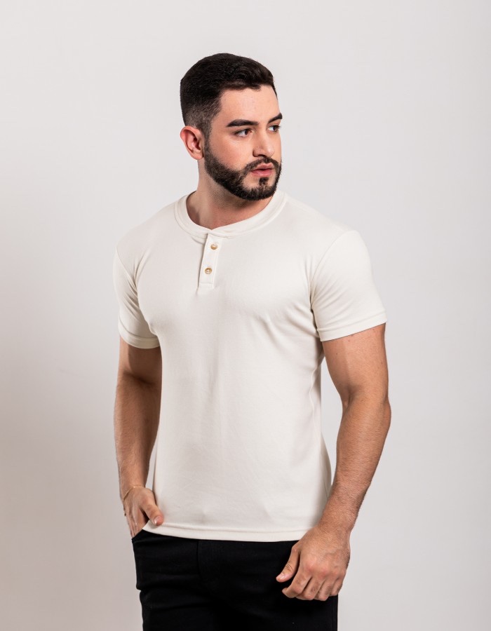 Camisa Henley Suedine (R: 9-C)