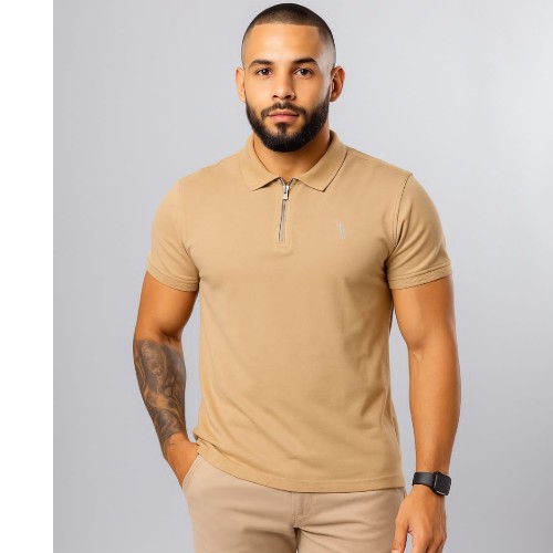 Polo de ziper