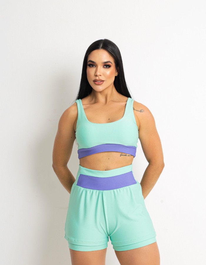 CONJUNTO SHORT DUPLO E TOP 