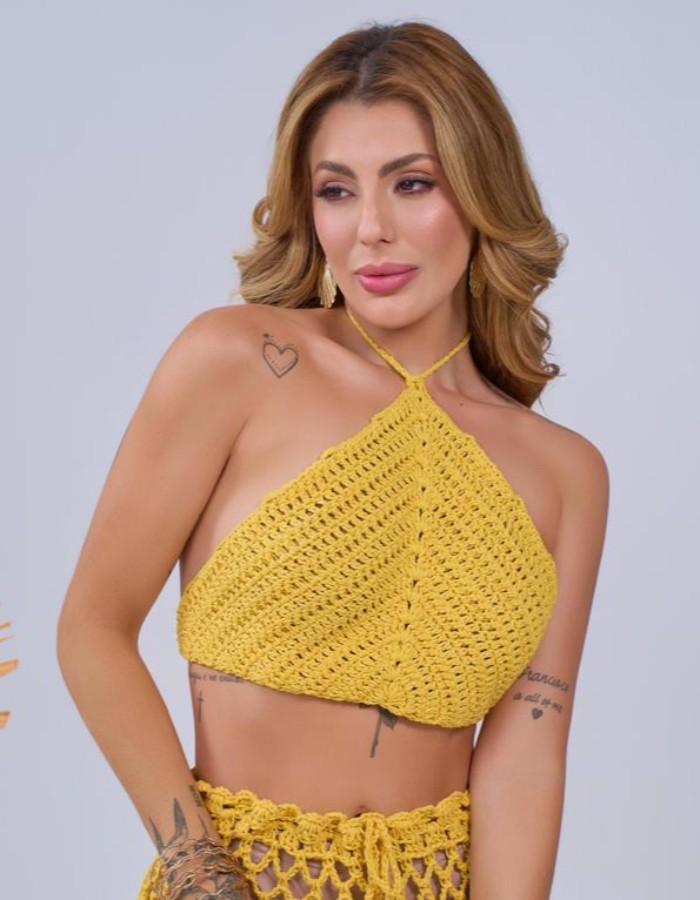 Cropped triângulo 