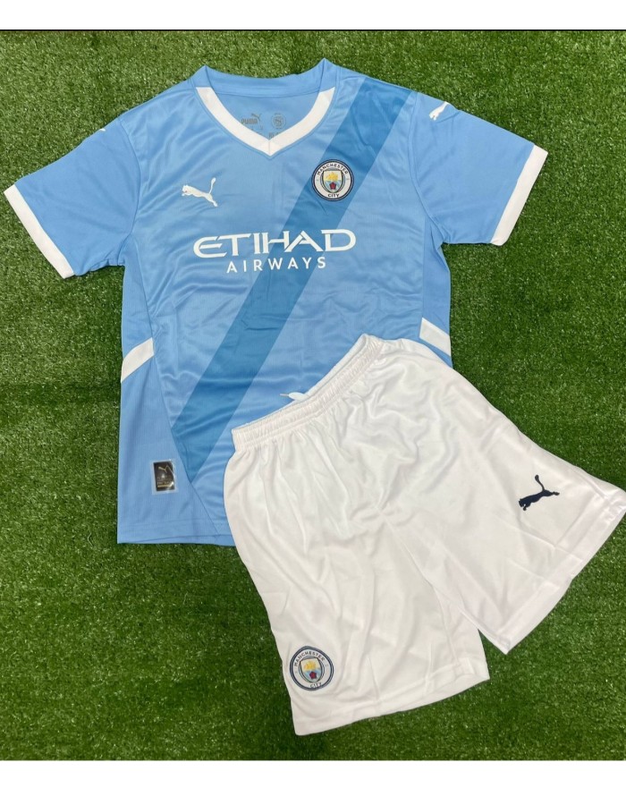 KIT INFANTIL MANCHESTER CITY 25/26 UNIFORME I