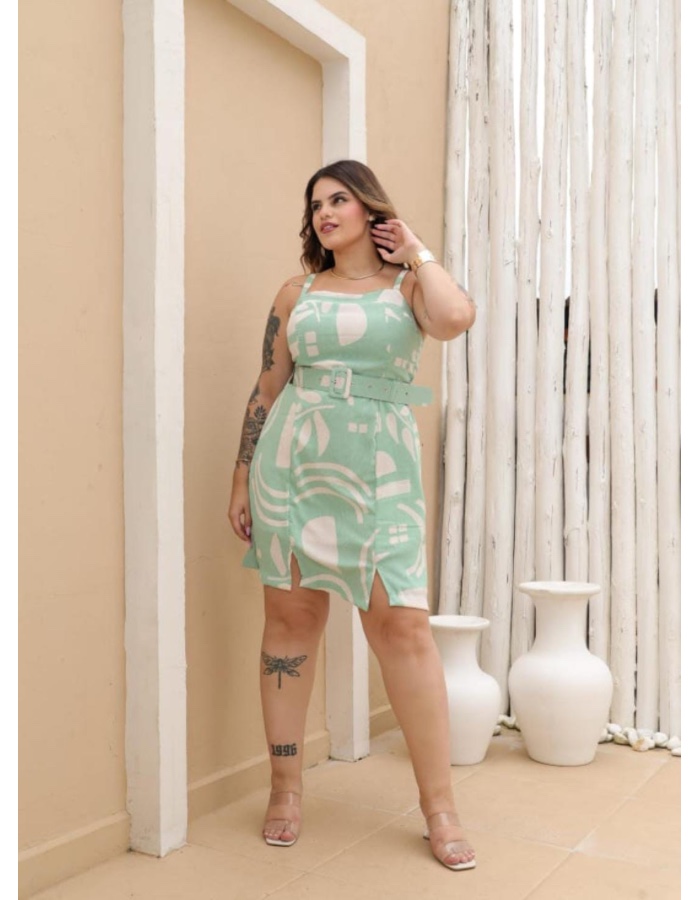 Vestido Plus Lidiane 