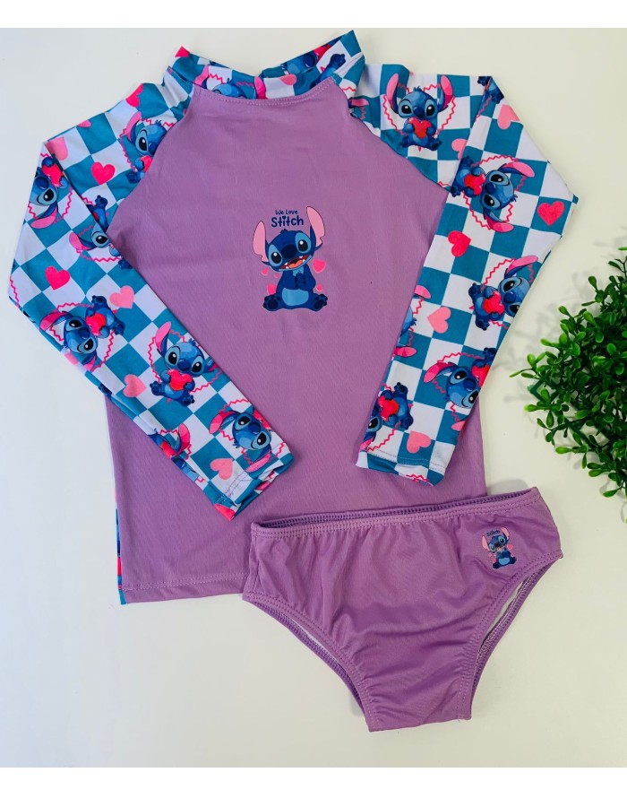 KIT PRAIA MENINA LISO UV