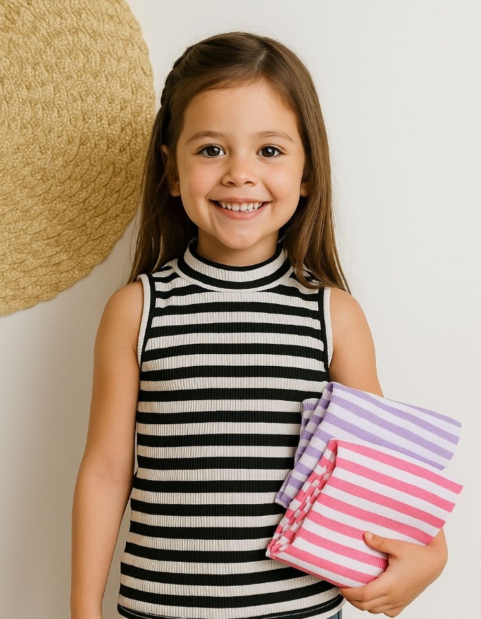 Blusa Listrada Clara