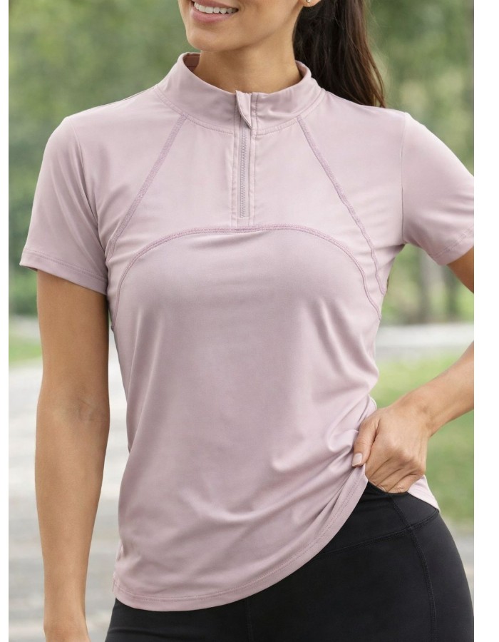 BLUSA DRY FIT ZIPER IMPORTADA FEMININA
