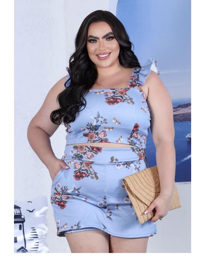 Conj. Flor (SÓ NA ESTAMPA DA FOTO)