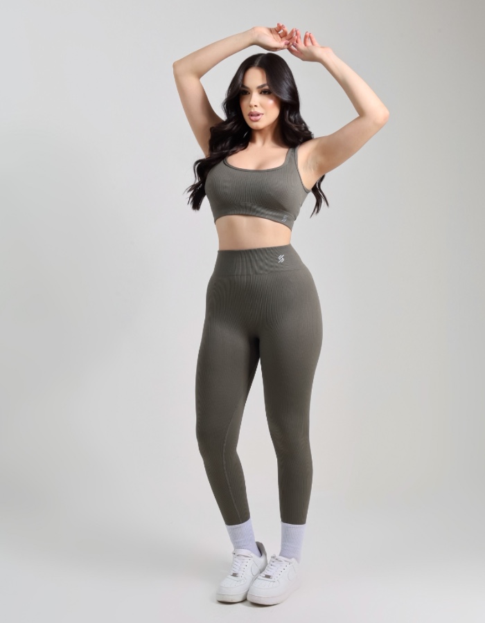 Conj. Calça Canelado 