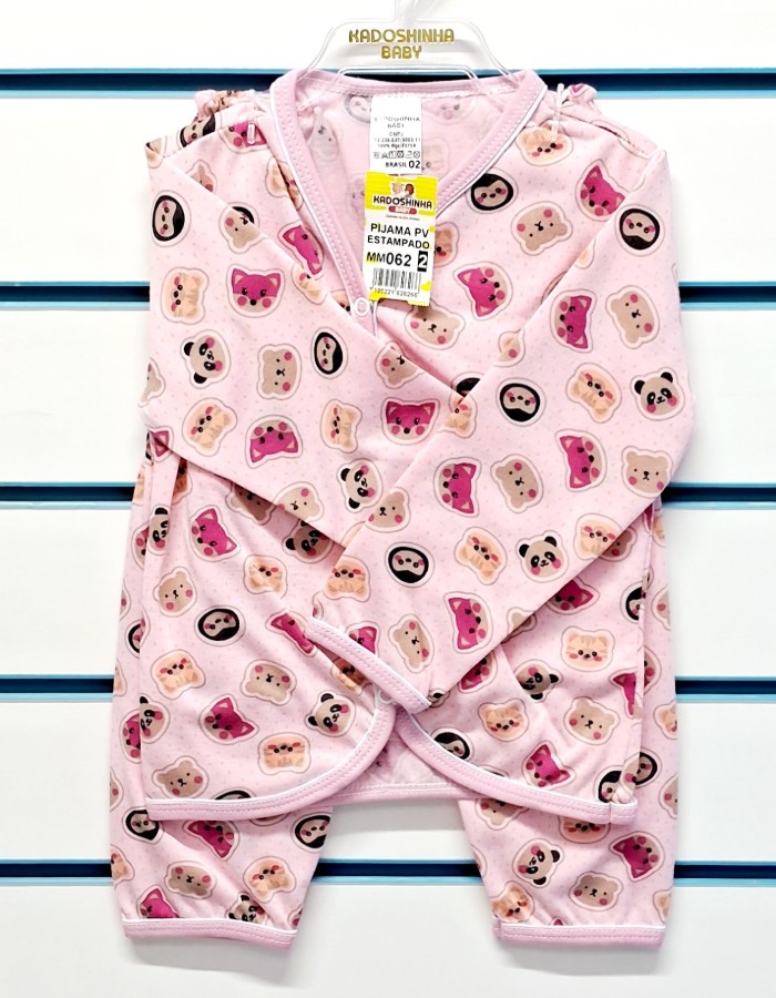 PIJAMA ESTAMPADO MANGA LONGA KADOSH