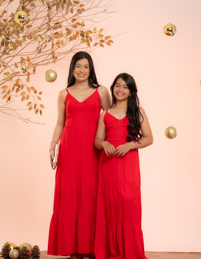 VESTIDO LONGO ALÇA REGULÁVEL (TEC. VISCOLINHO)