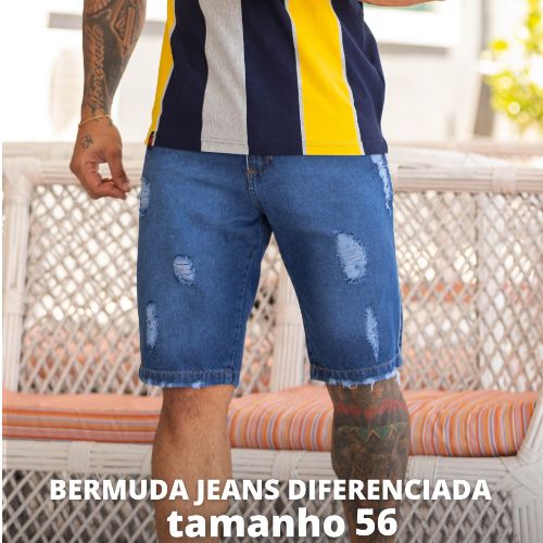 Bermuda lycra diferenciada Plus Size 