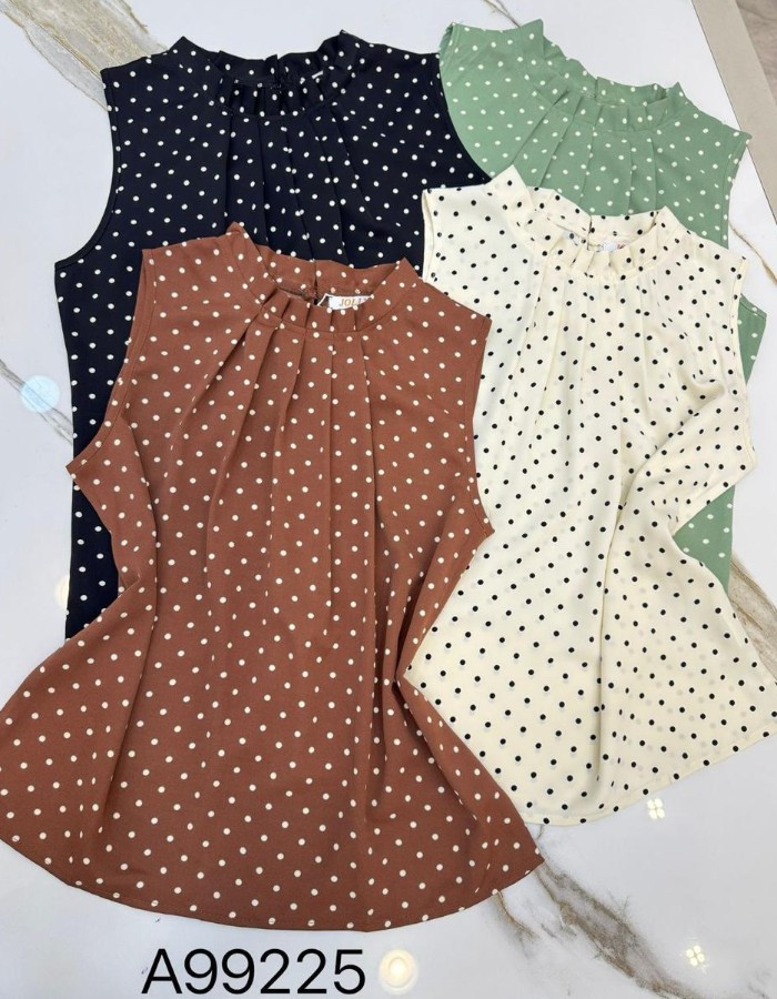 BLUSA CREPE SEDA POÁ