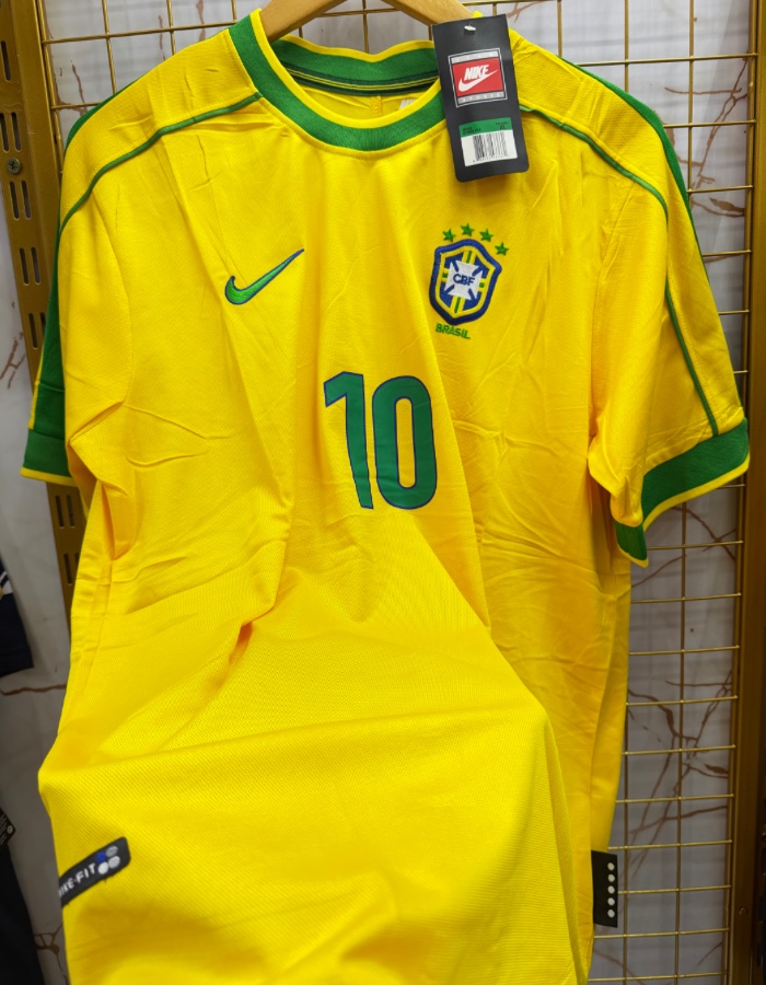Camisa Brasil amarelo 1998 Rivaldo