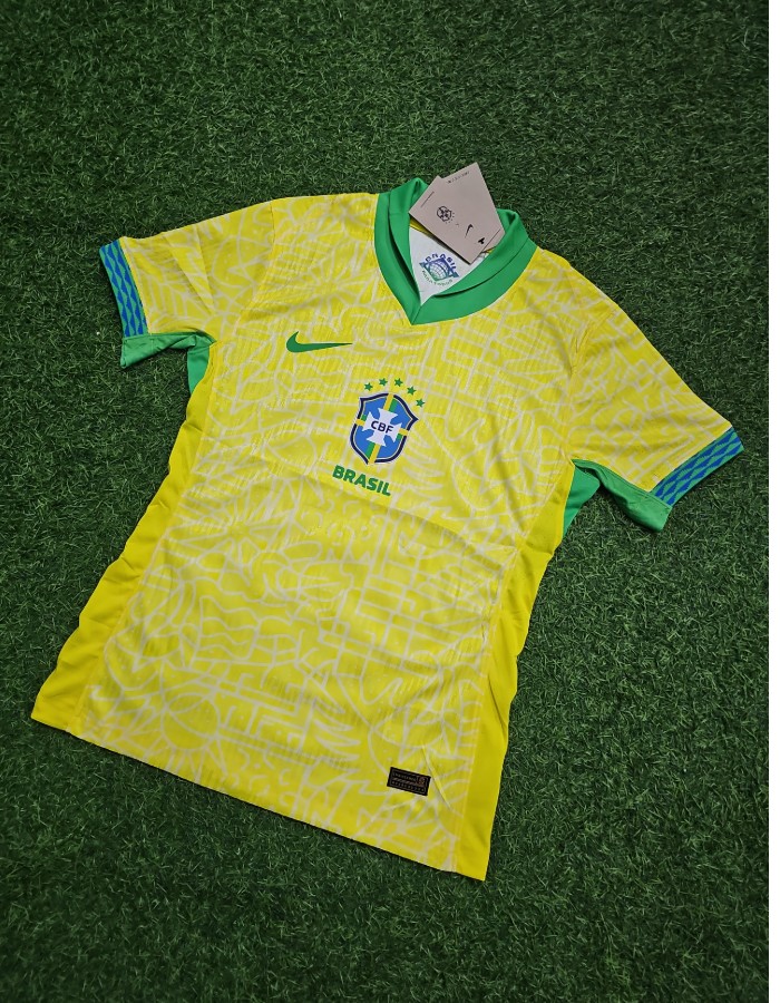 CAMISA JOGADOR SELEÇÃO BRASIL HOME 2024/25