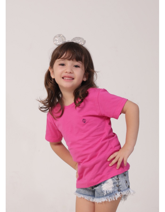 T-SHIRT FEMININA INFANTIL