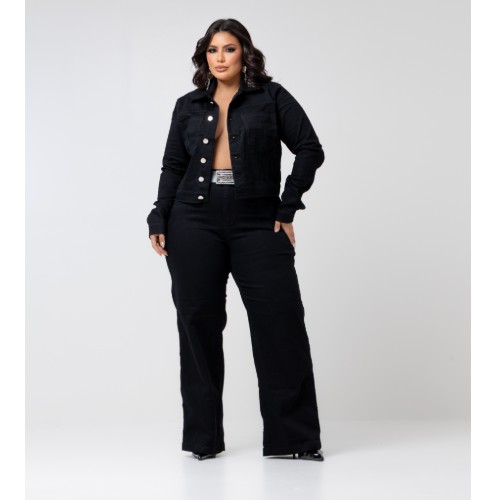 WID LEGG PRETA COM CINTO VORAGGE NA LYCRA