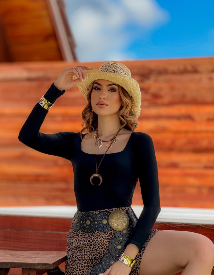 BODY EM POLIAMIDA PREMIUM